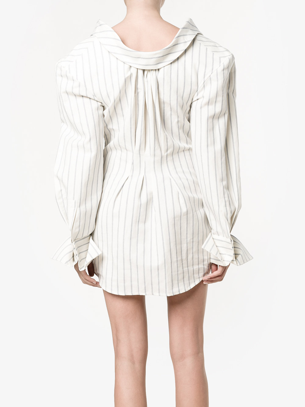 striped shirt dress