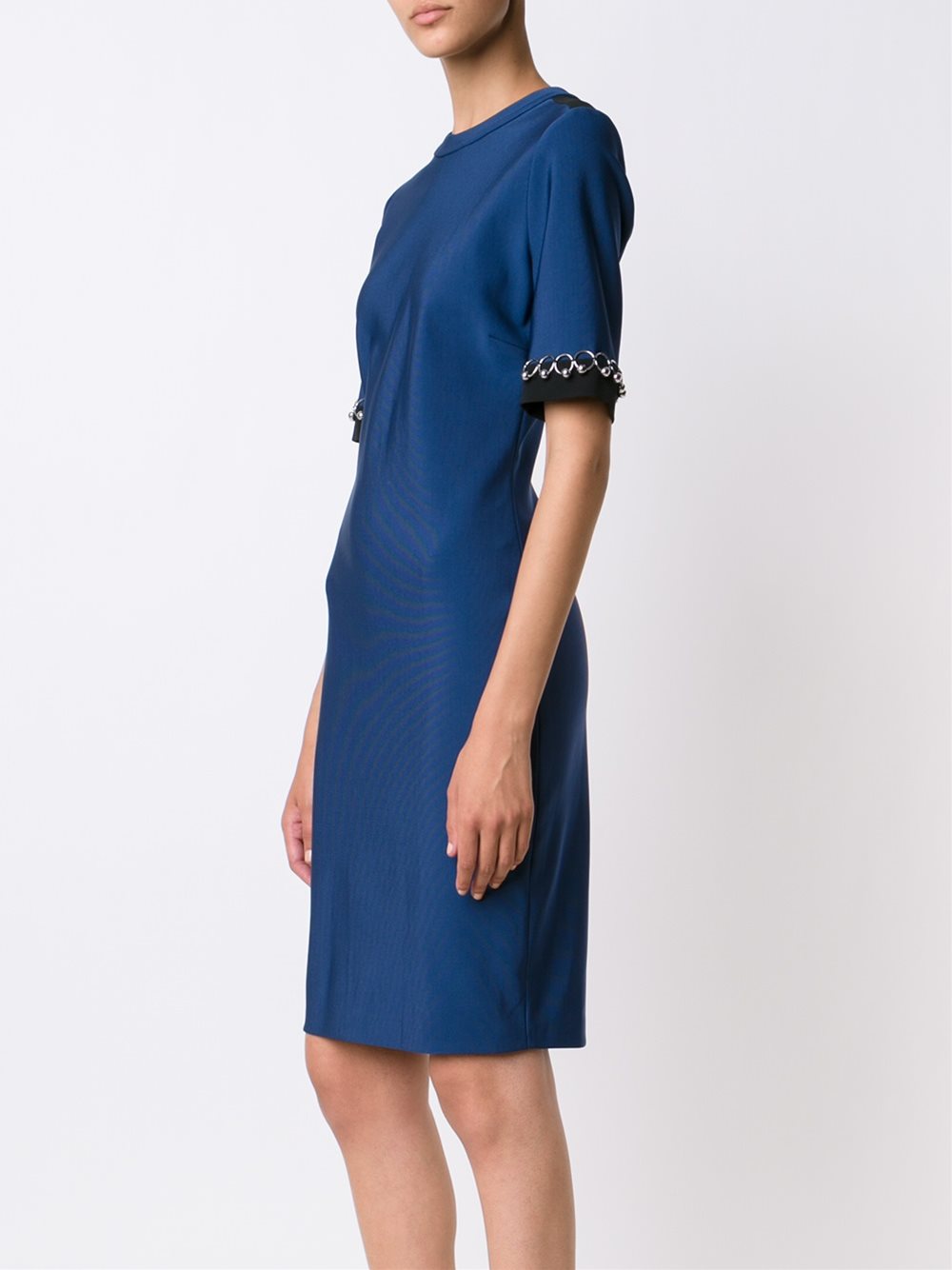 cuff hoop detail dress