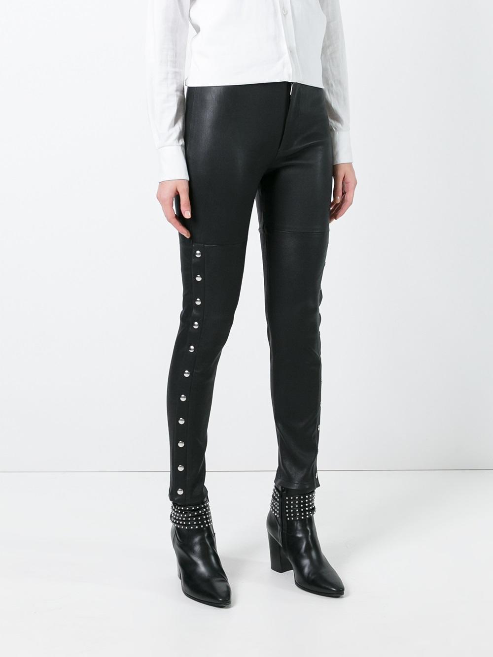 skinny leather pants 