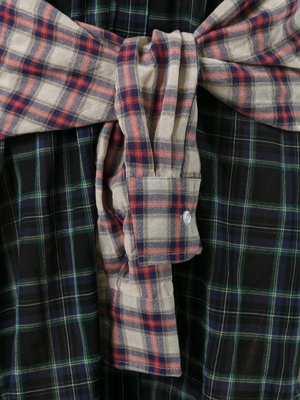 'Plaid Grunge' dress