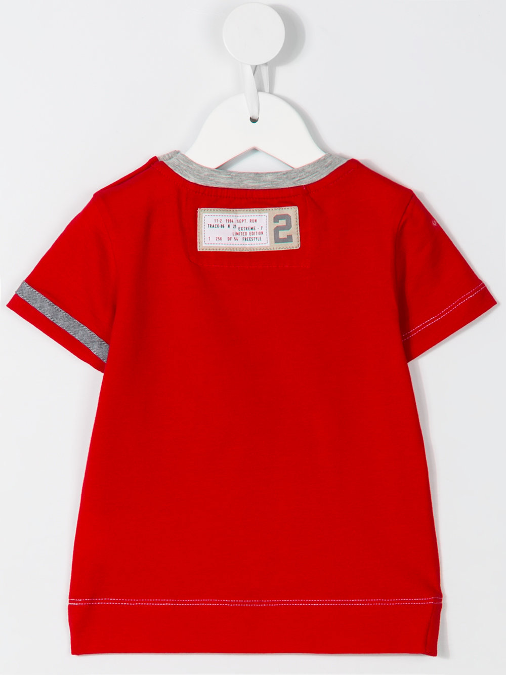 polo print T-shirt