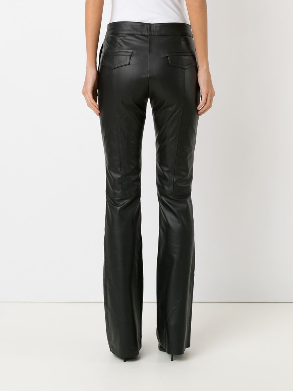 straight leg trousers