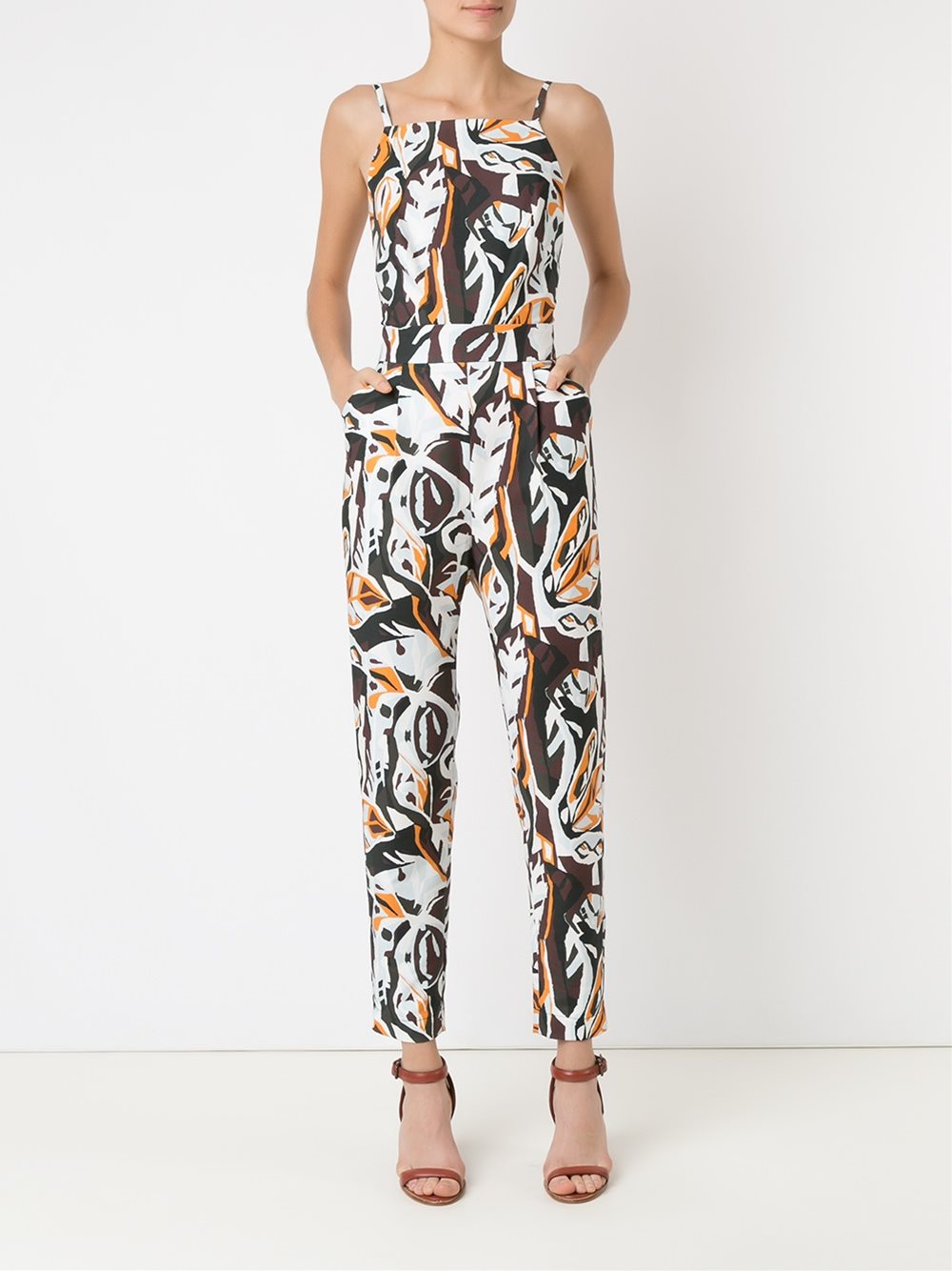 printed jumpsuit