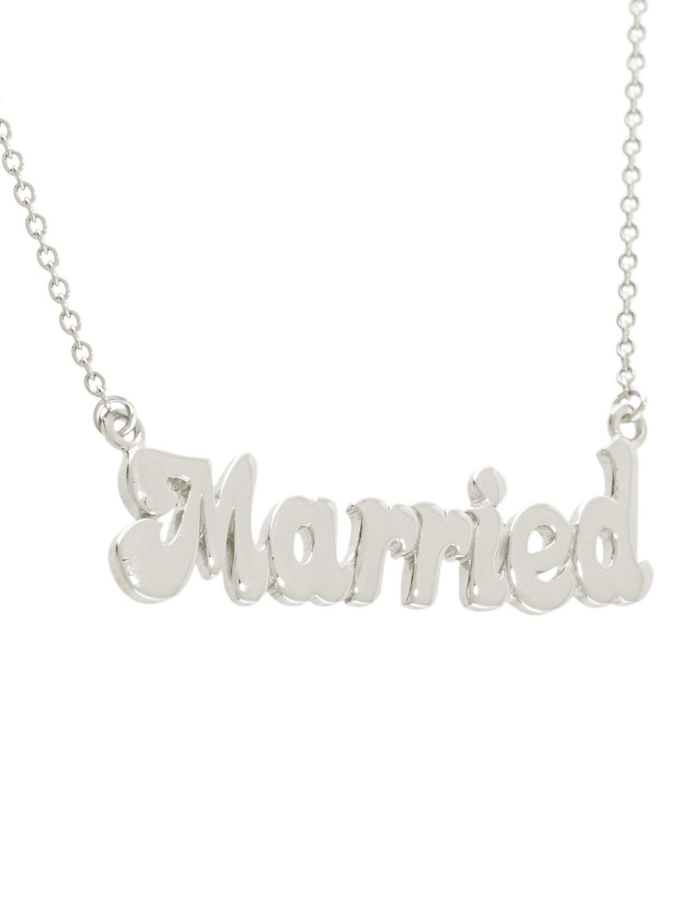 'Married' necklace