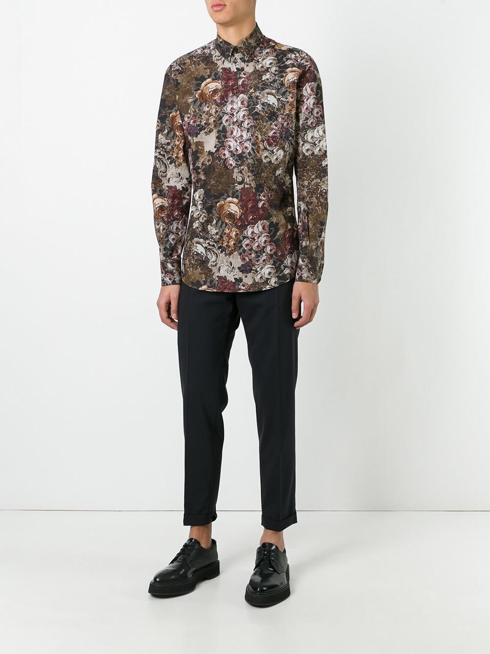 rose print shirt