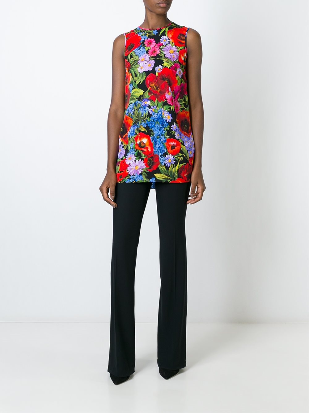 floral print tank top
