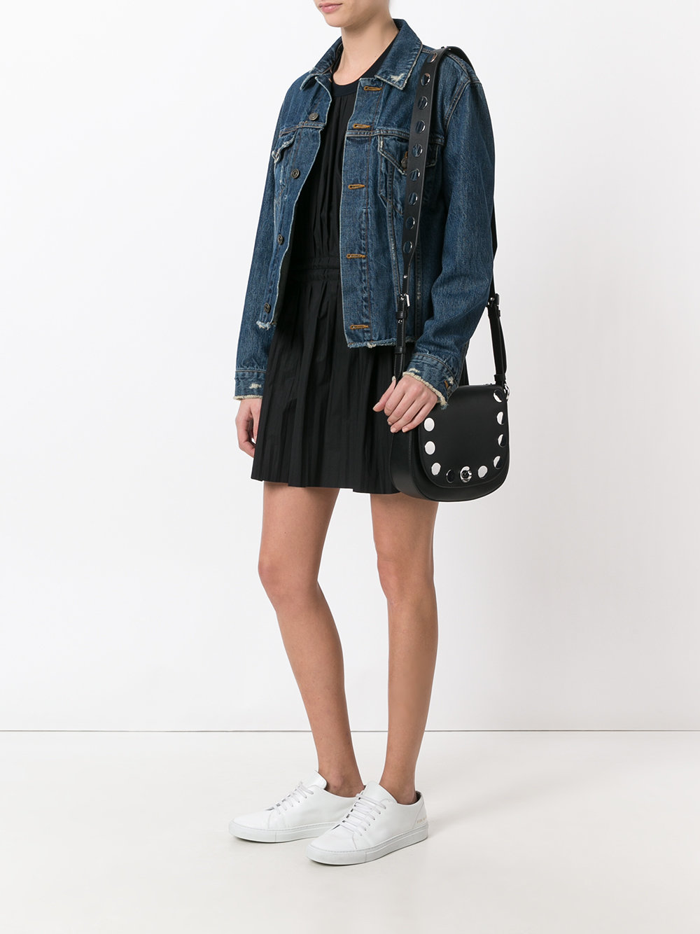studded shoulder bag 