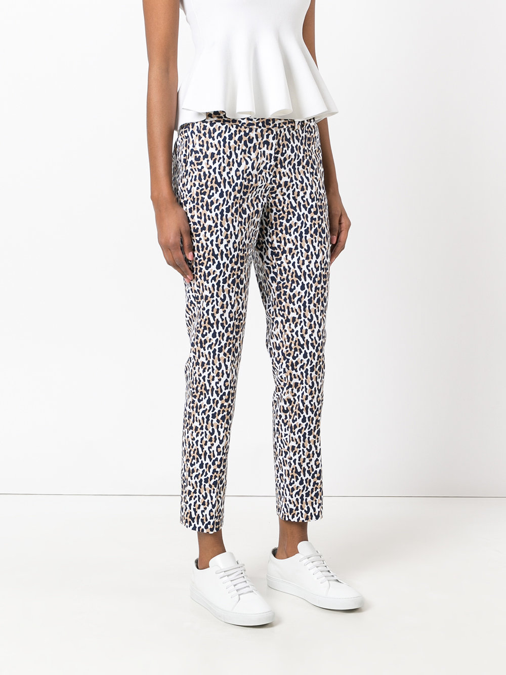 leopard print trousers 