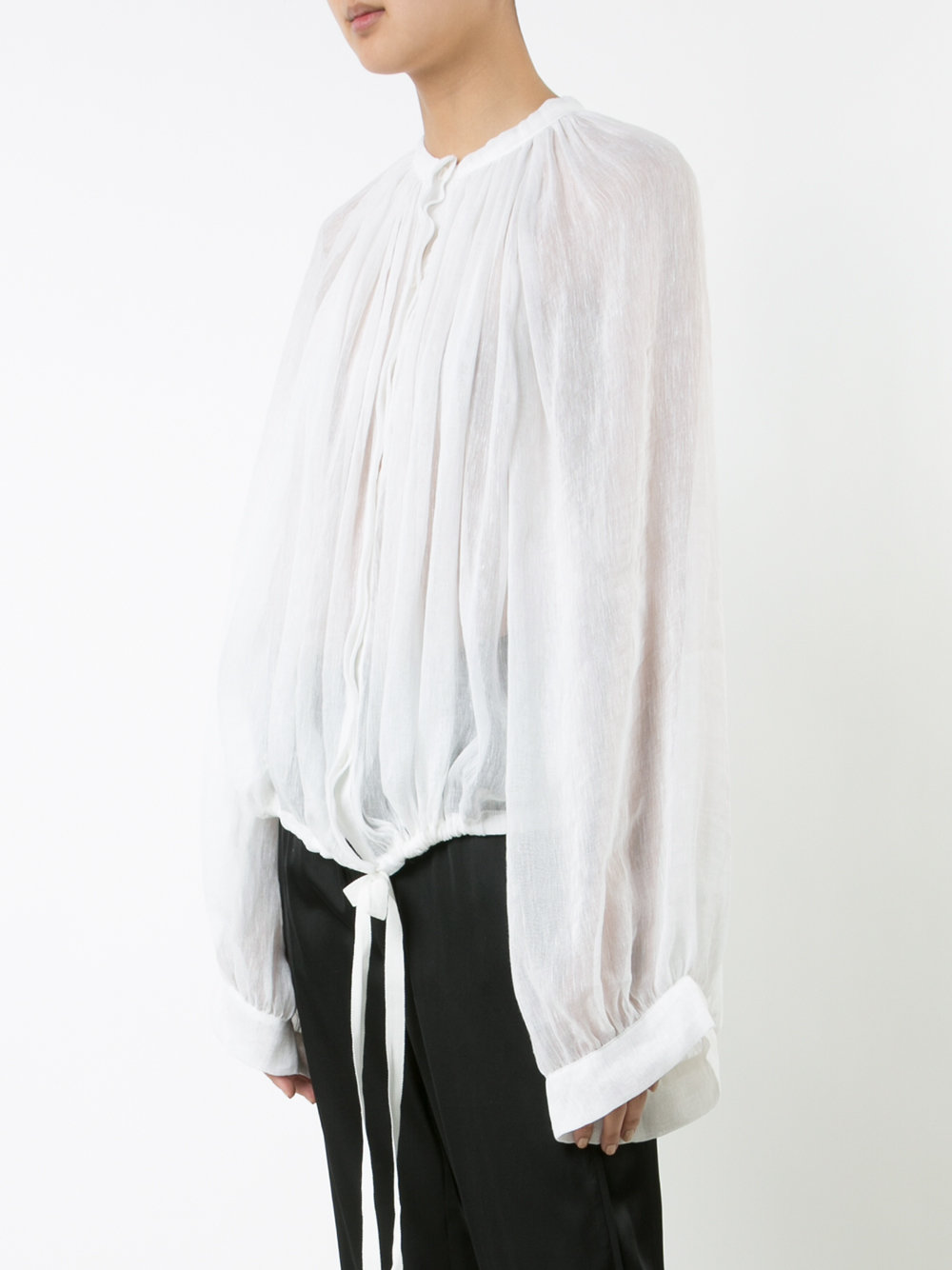 pleated blouse 