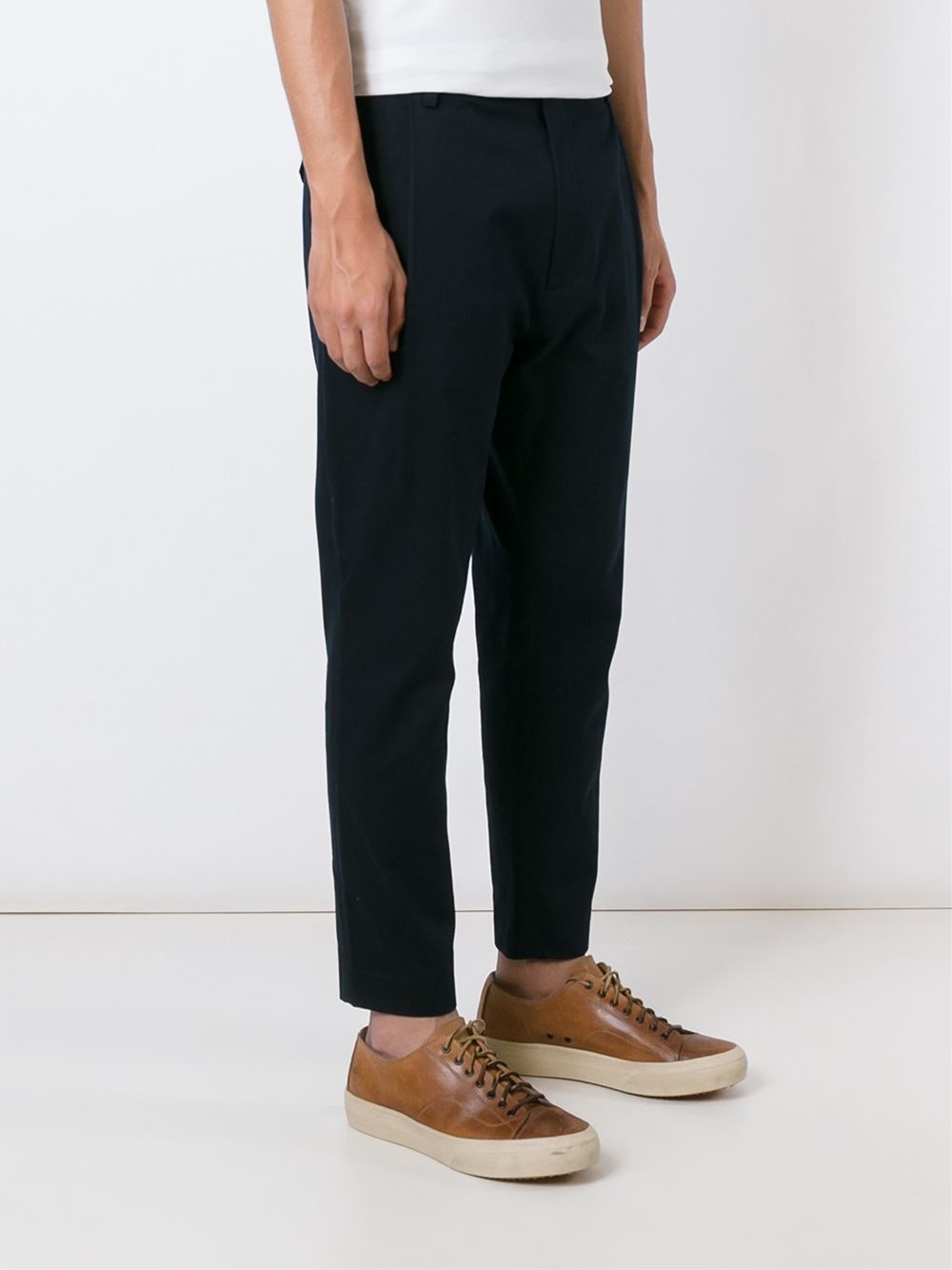 'Deep George' tapered trousers