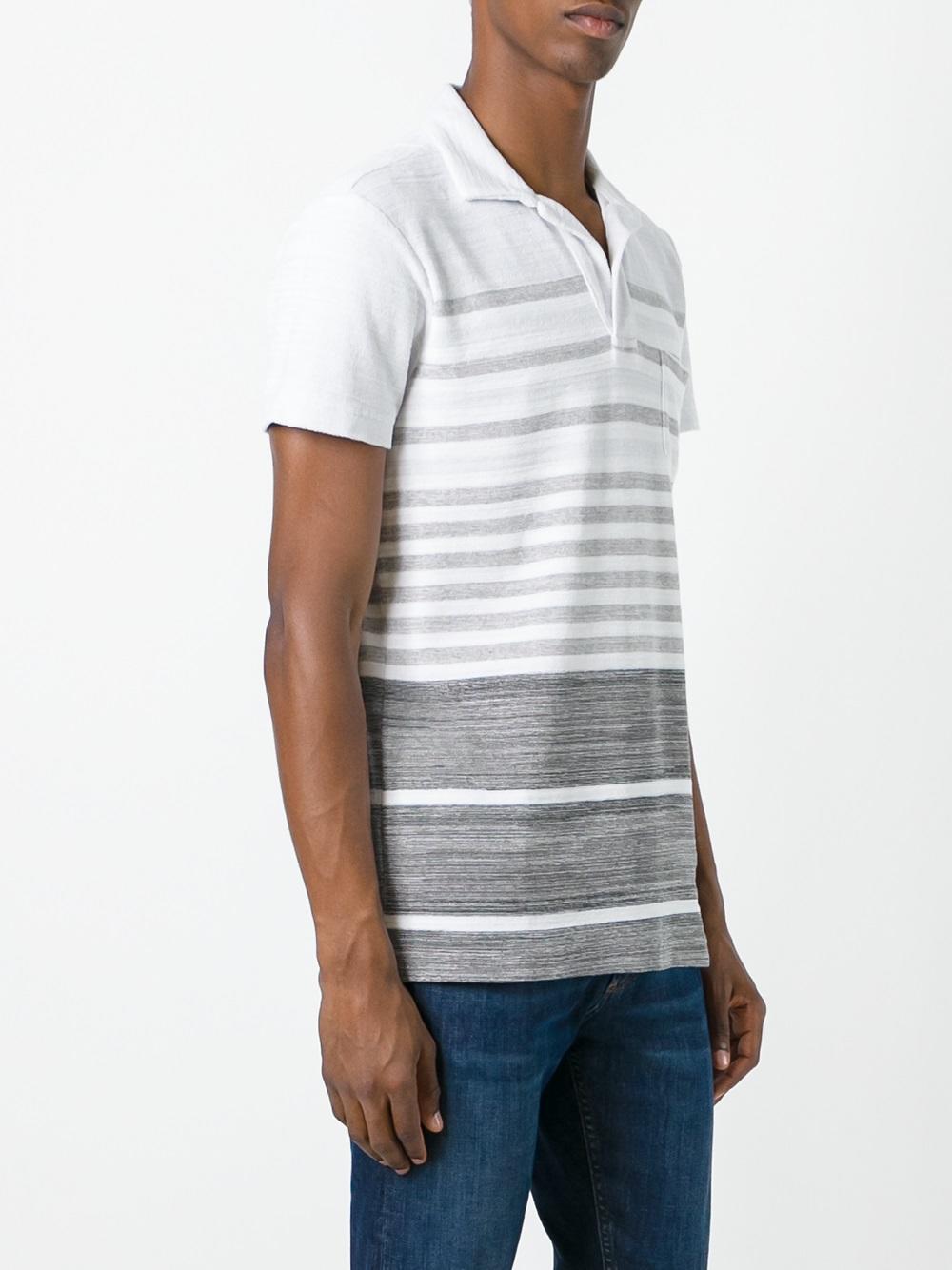 striped polo shirt