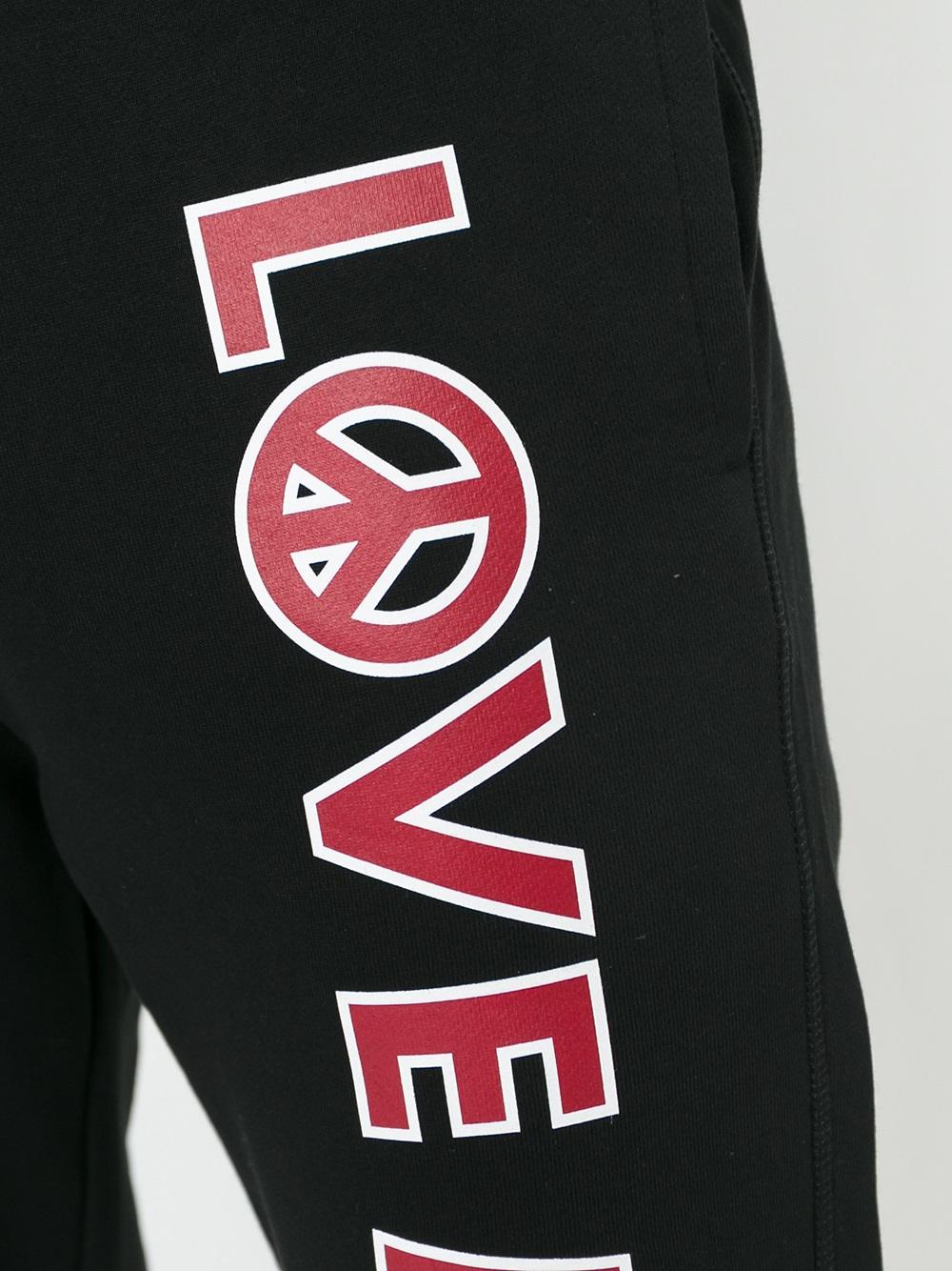 logo print track pants 