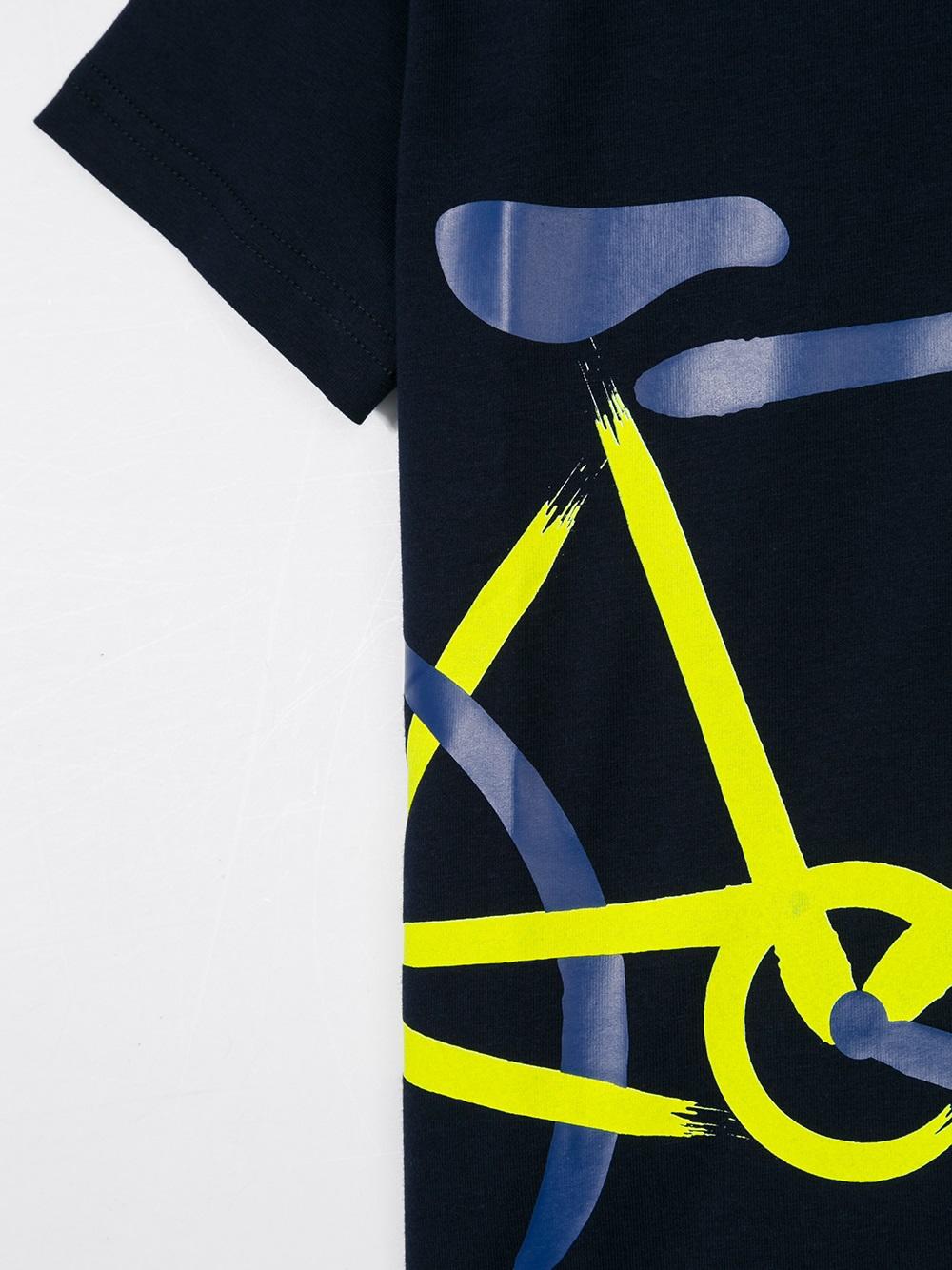 bicycle print T-shirt