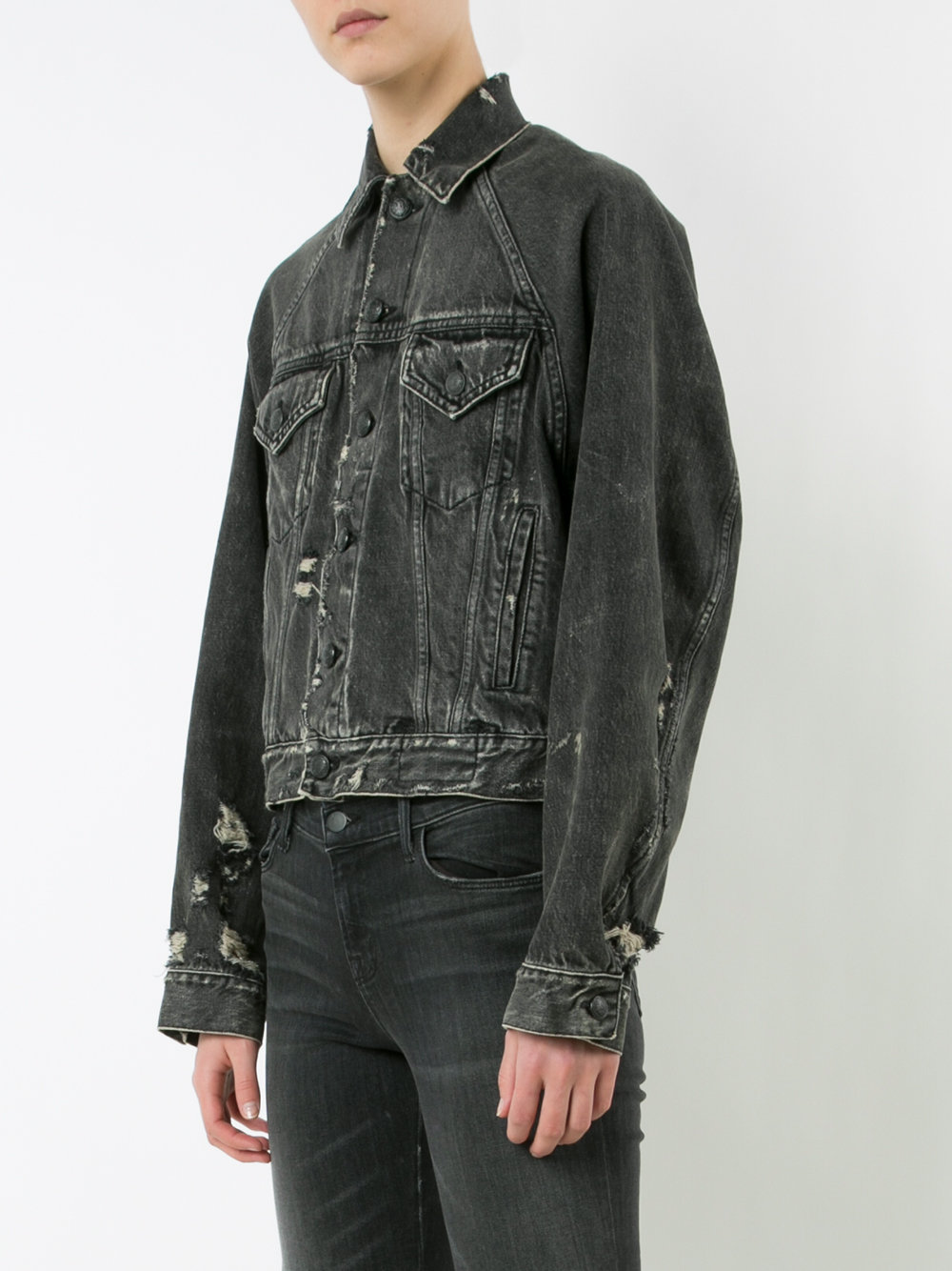 loose-fit denim jacket