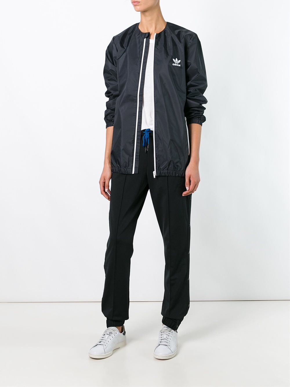 Adidas Originals x HYKE three layer windbreaker jacket