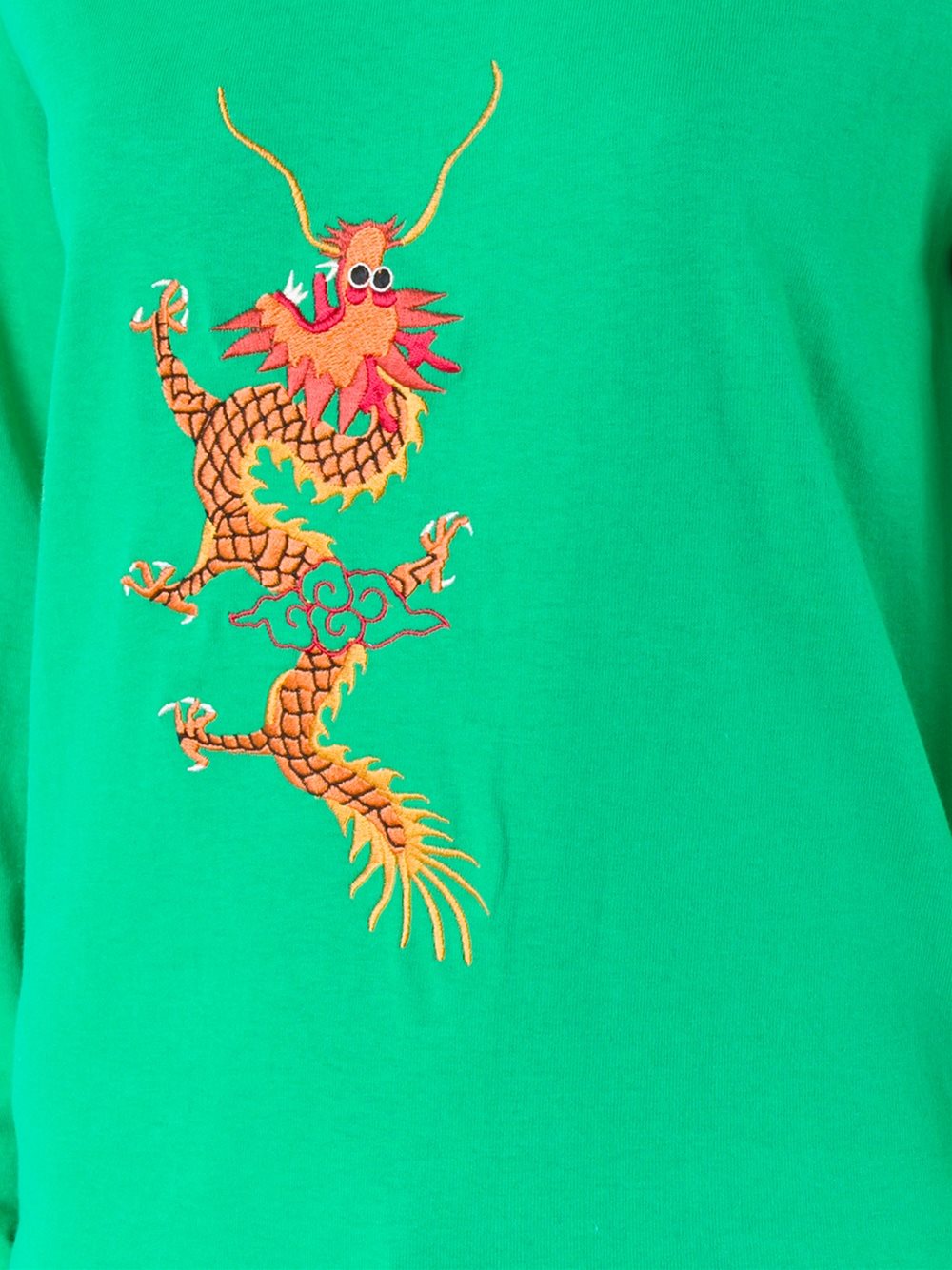 embroidered dragon T-shirt 
