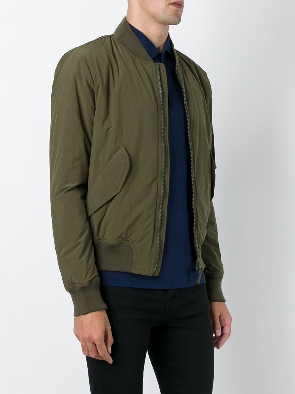 padded bomber jacket