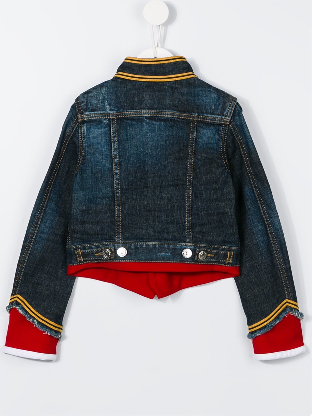 military style denim jacket 