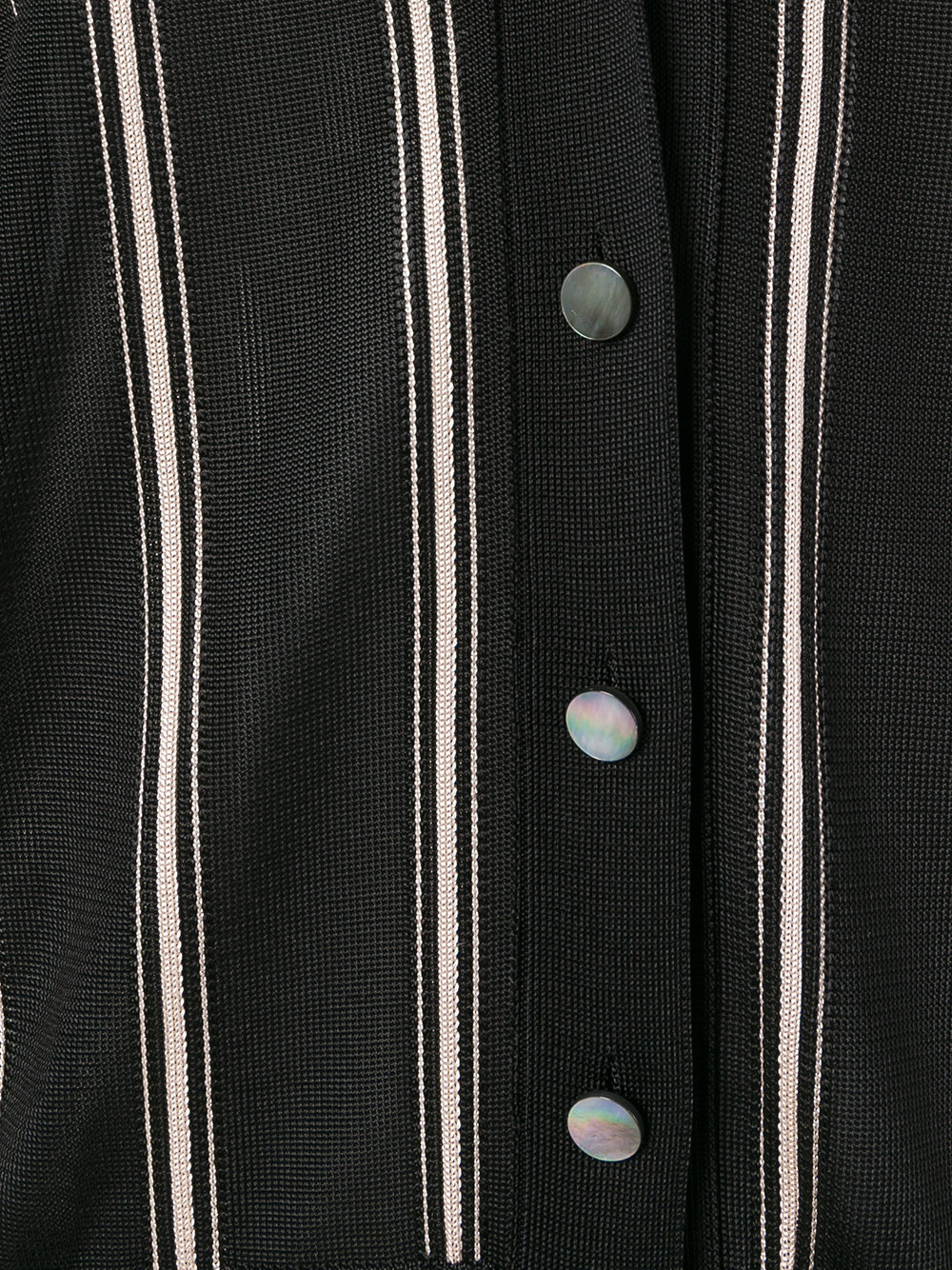 striped knitted cardigan