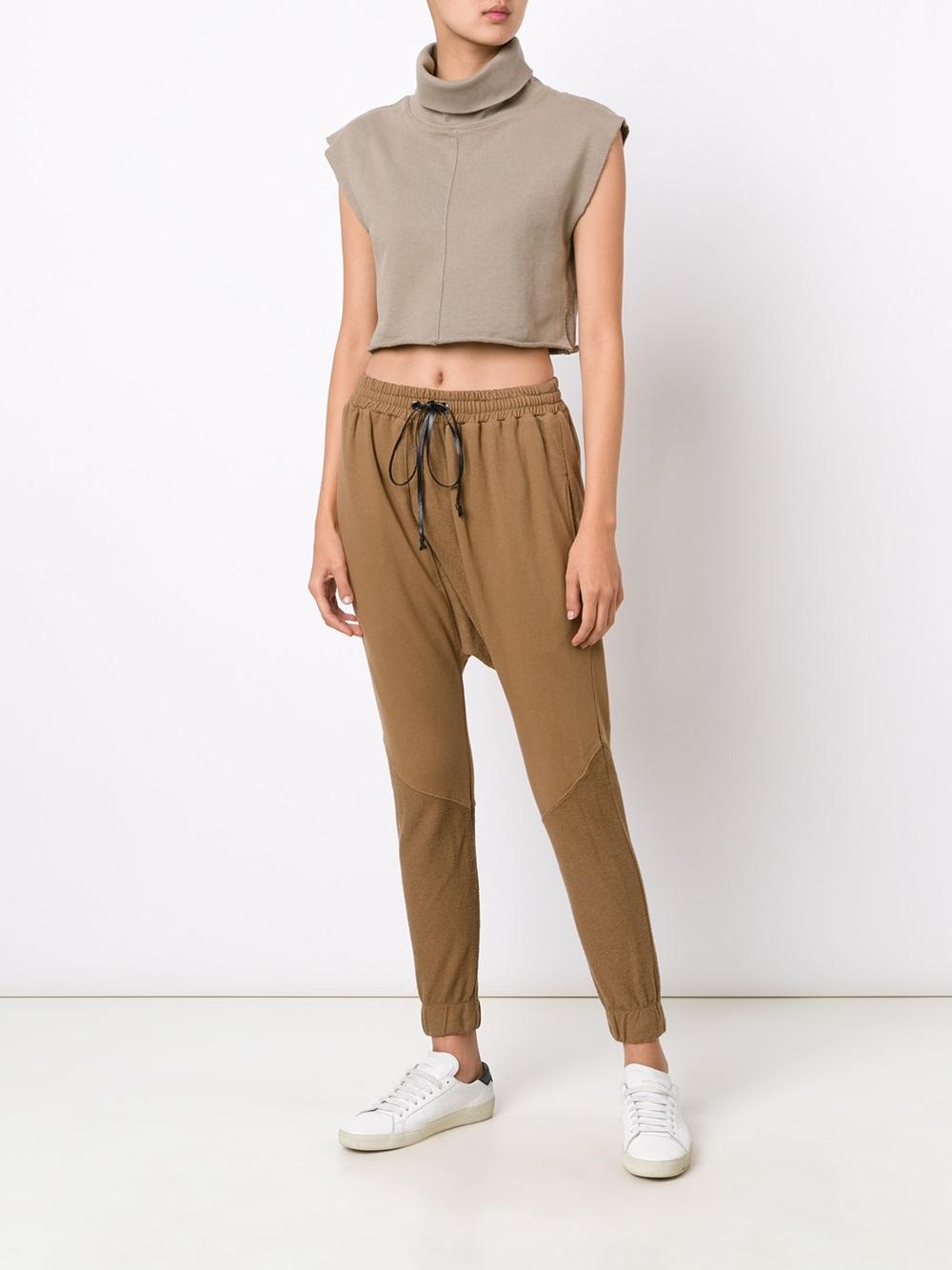 turtleneck cropped tank top