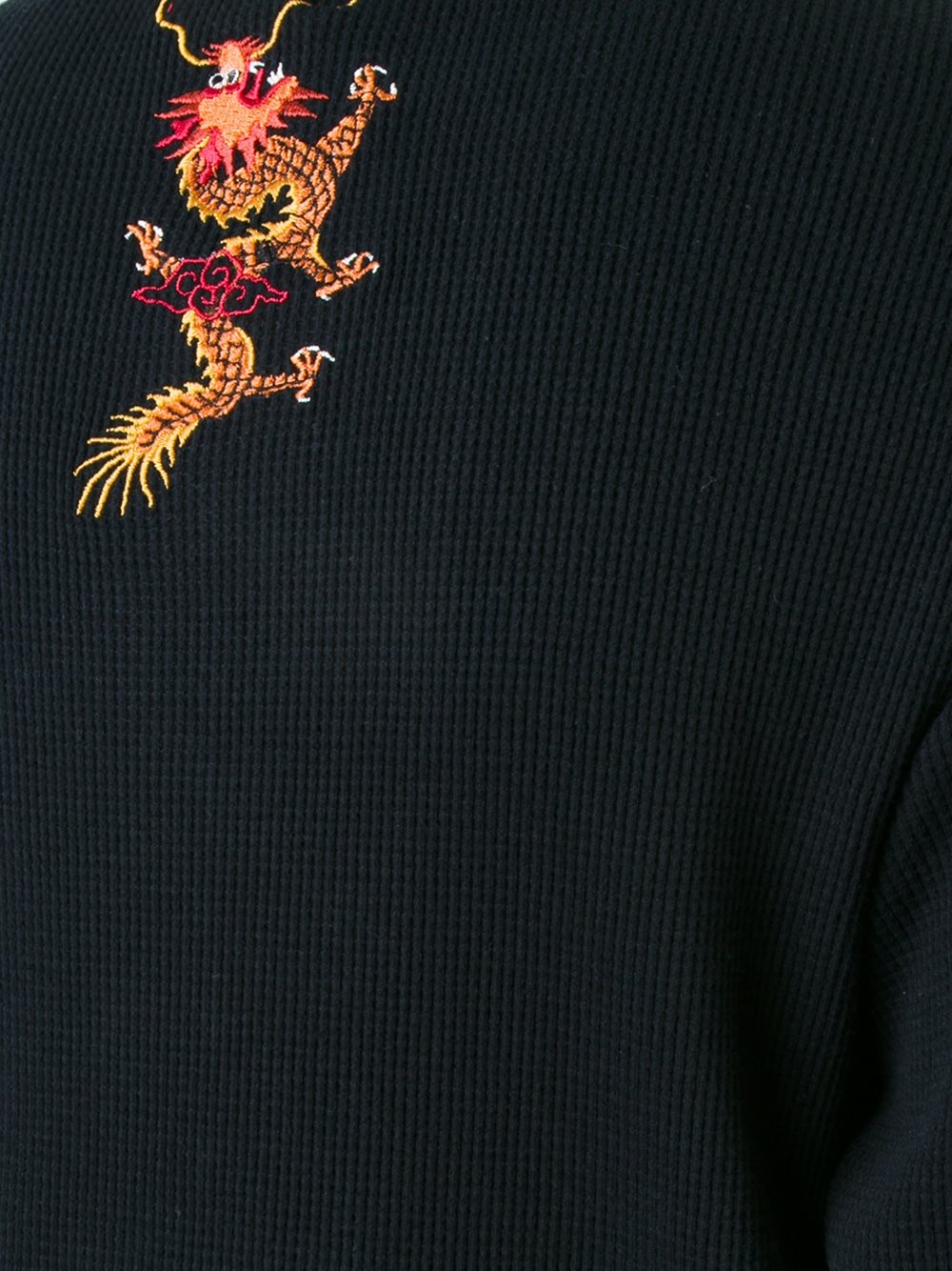 embroidered dragon sweatshirt