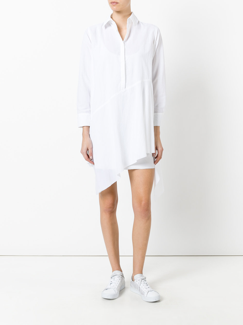 asymmetric hem shirt