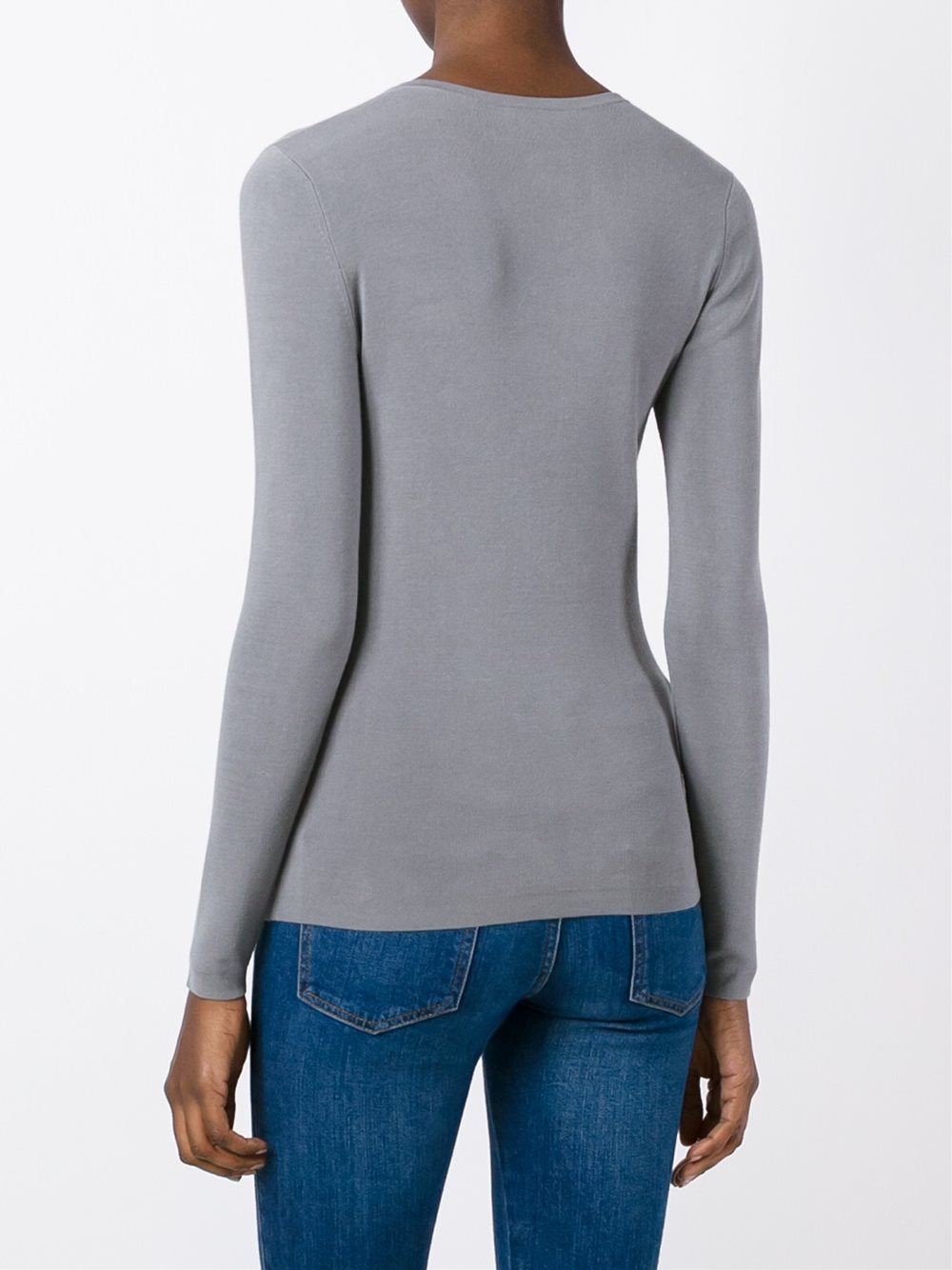 scoop neck jumper 