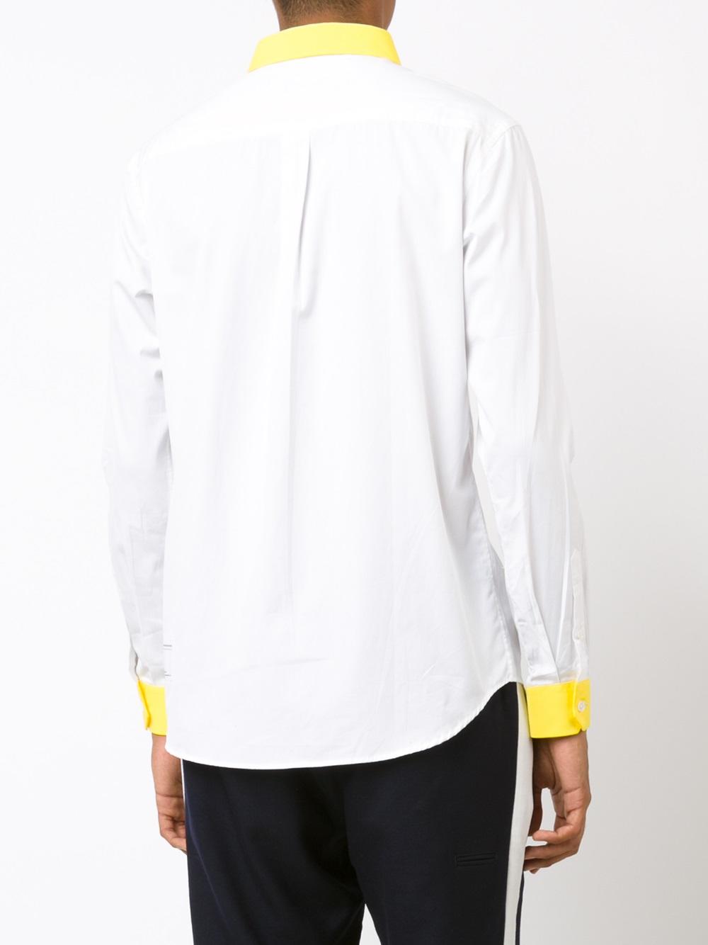contrast shirt