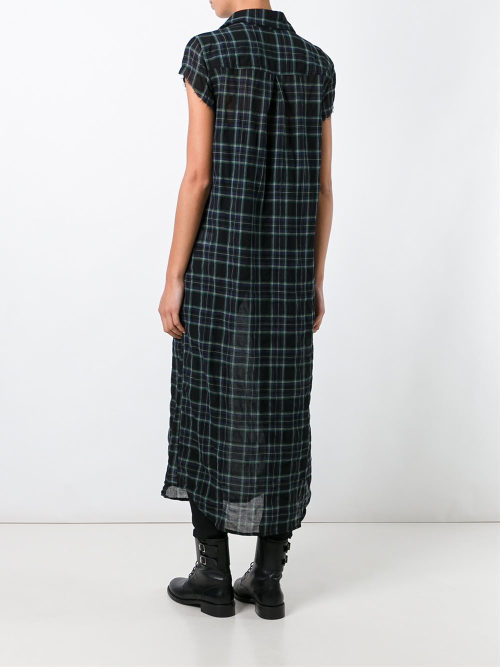 checked dress