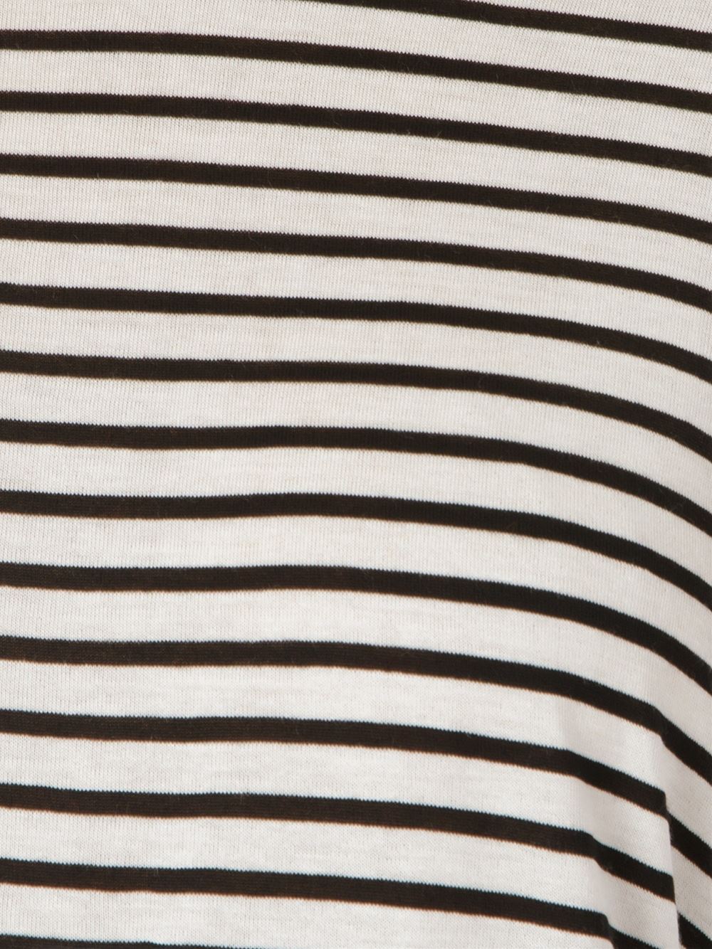crew neck striped blouse
