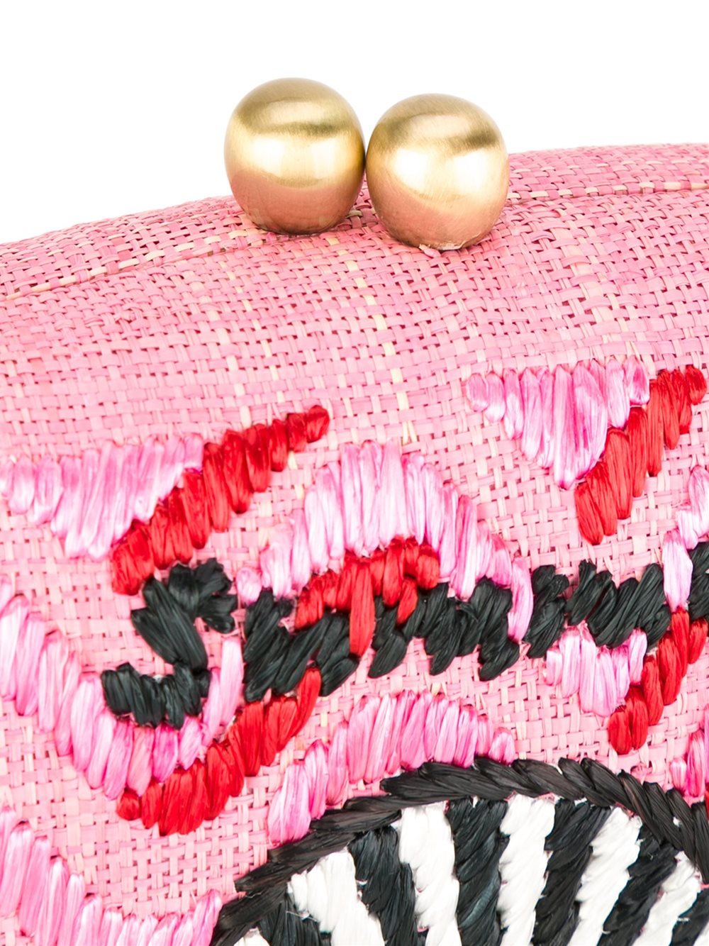 embroidered clutch