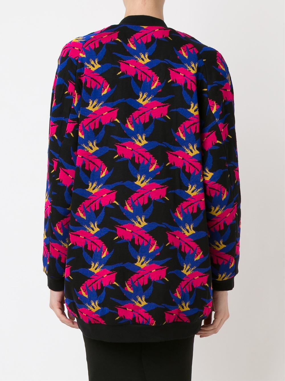 foliage knit cardi-coat