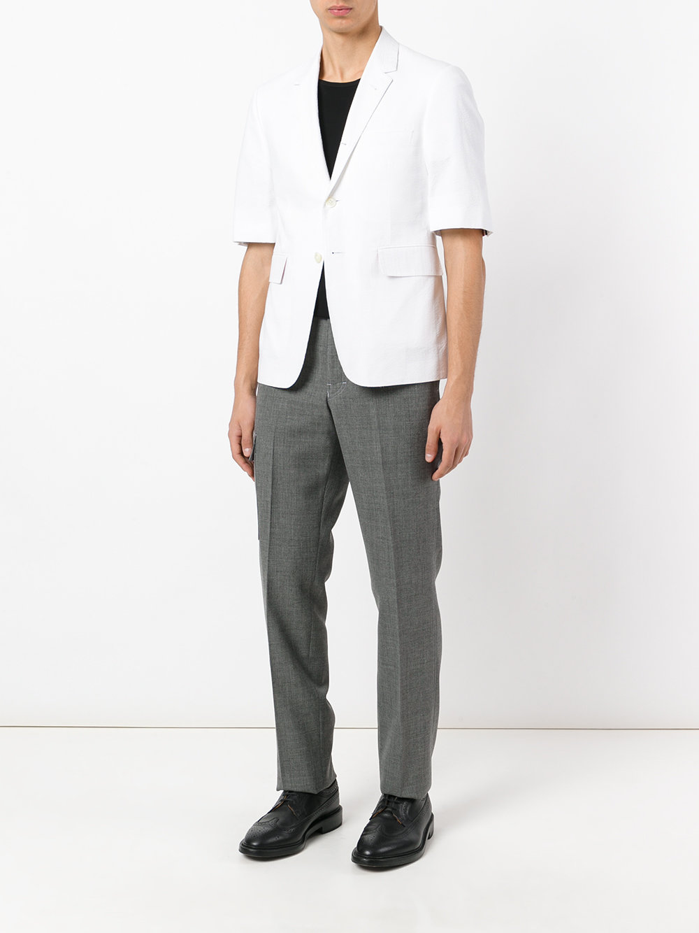 drawstring tailored trousers 