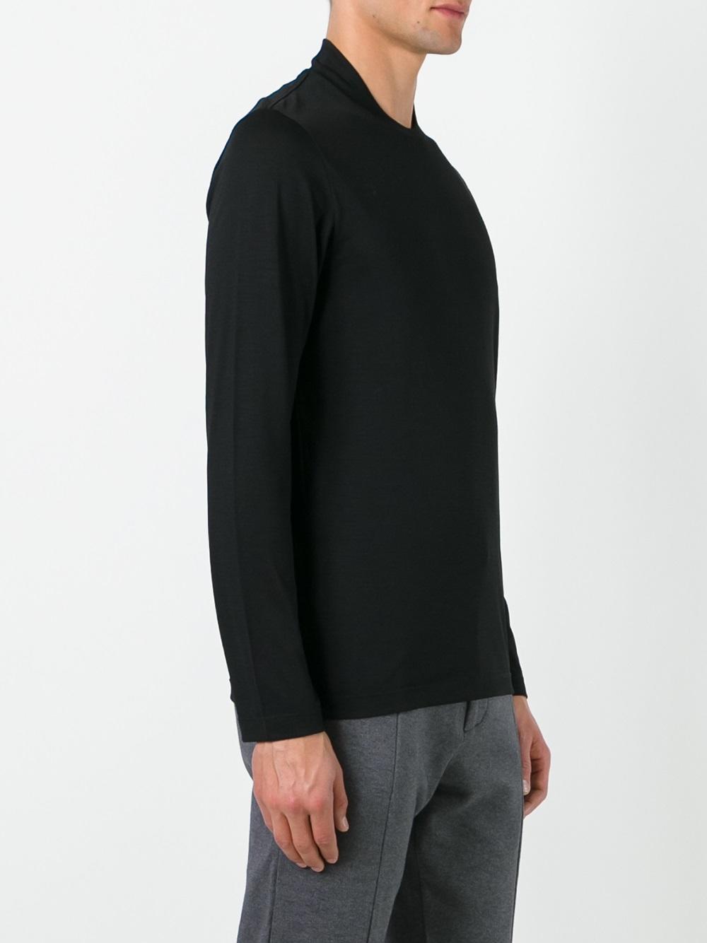 stand up collar jumper
