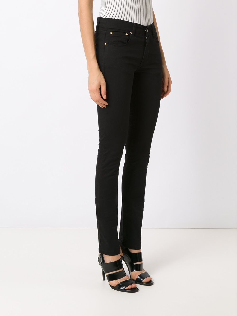 mid rise skinny jeans