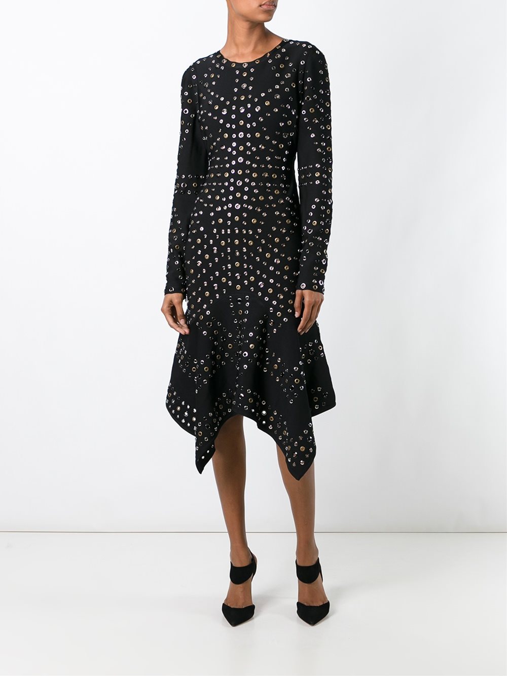 eyelet handkerchief dress 