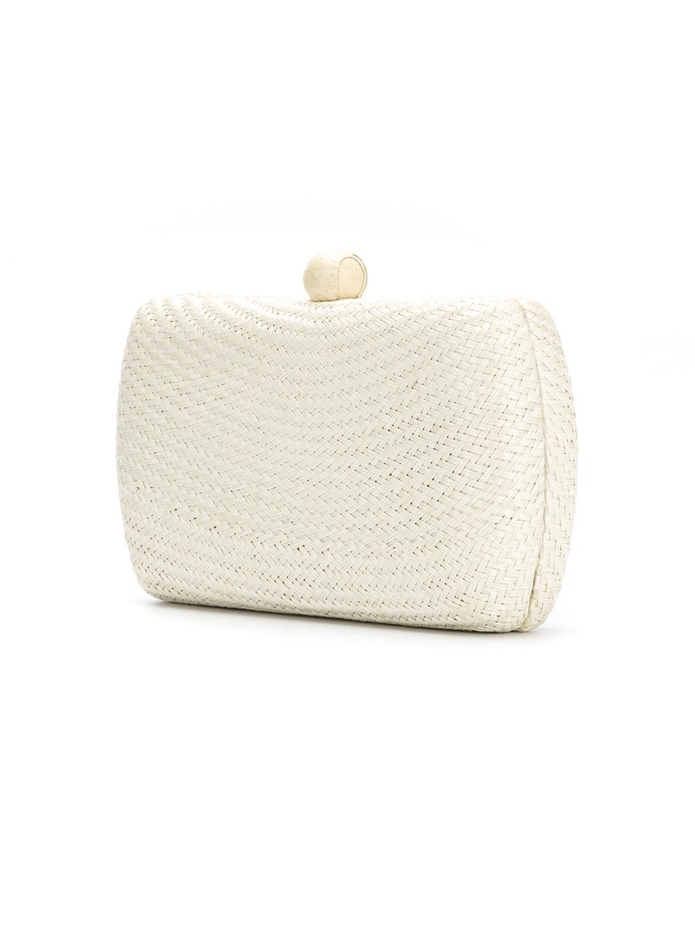 straw clutch bag