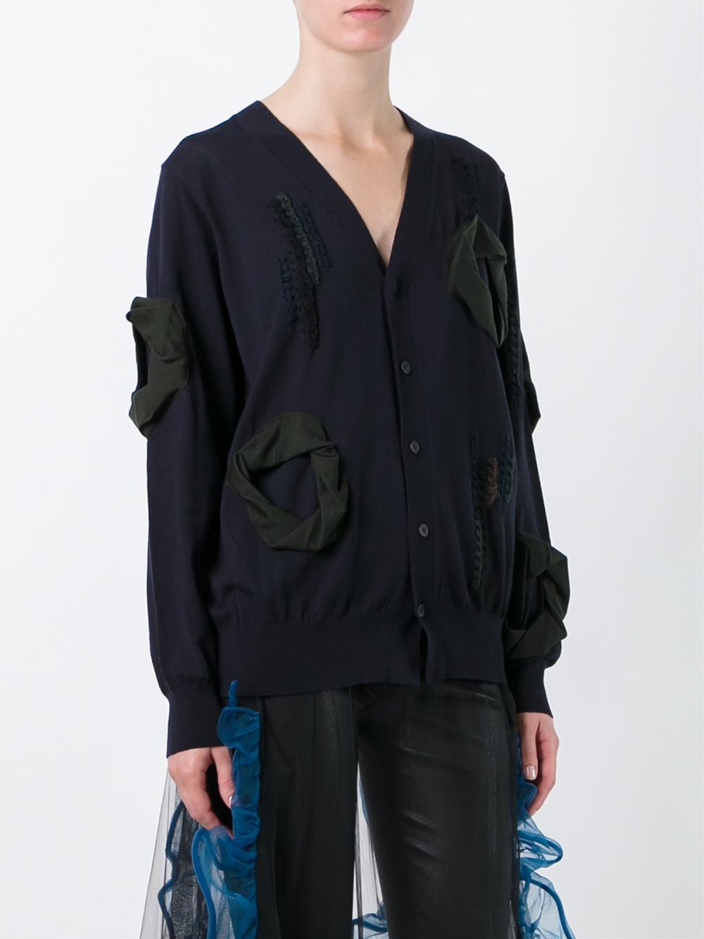 v-neck cardigan 