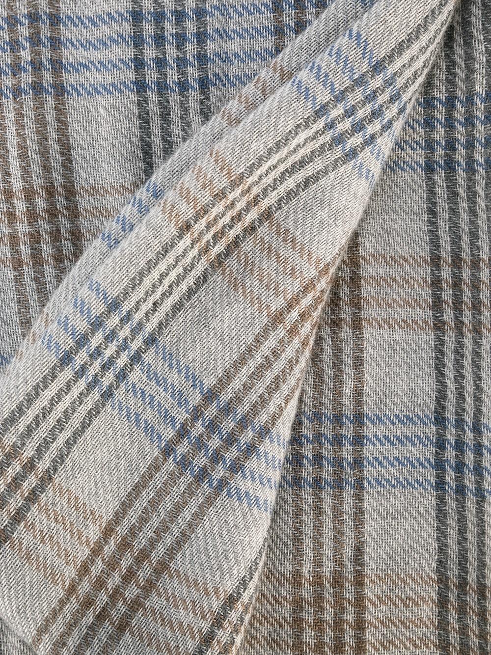 checked scarf