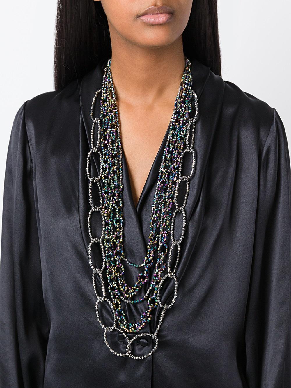 long beaded loop necklace 