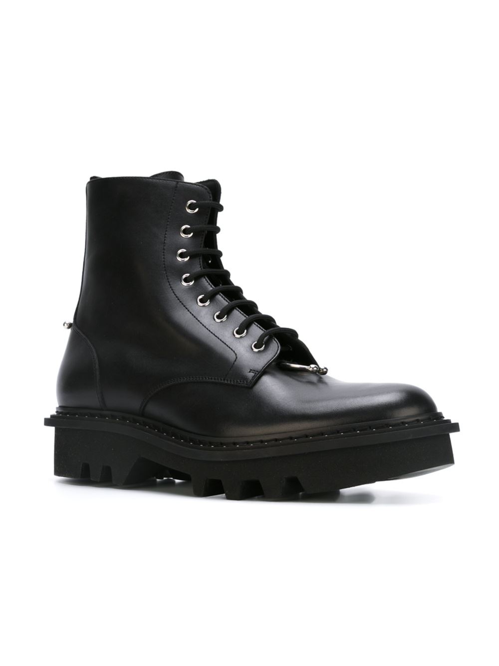 piercing detail boots