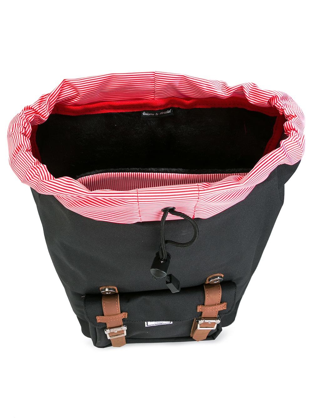 double strap fastening backpack