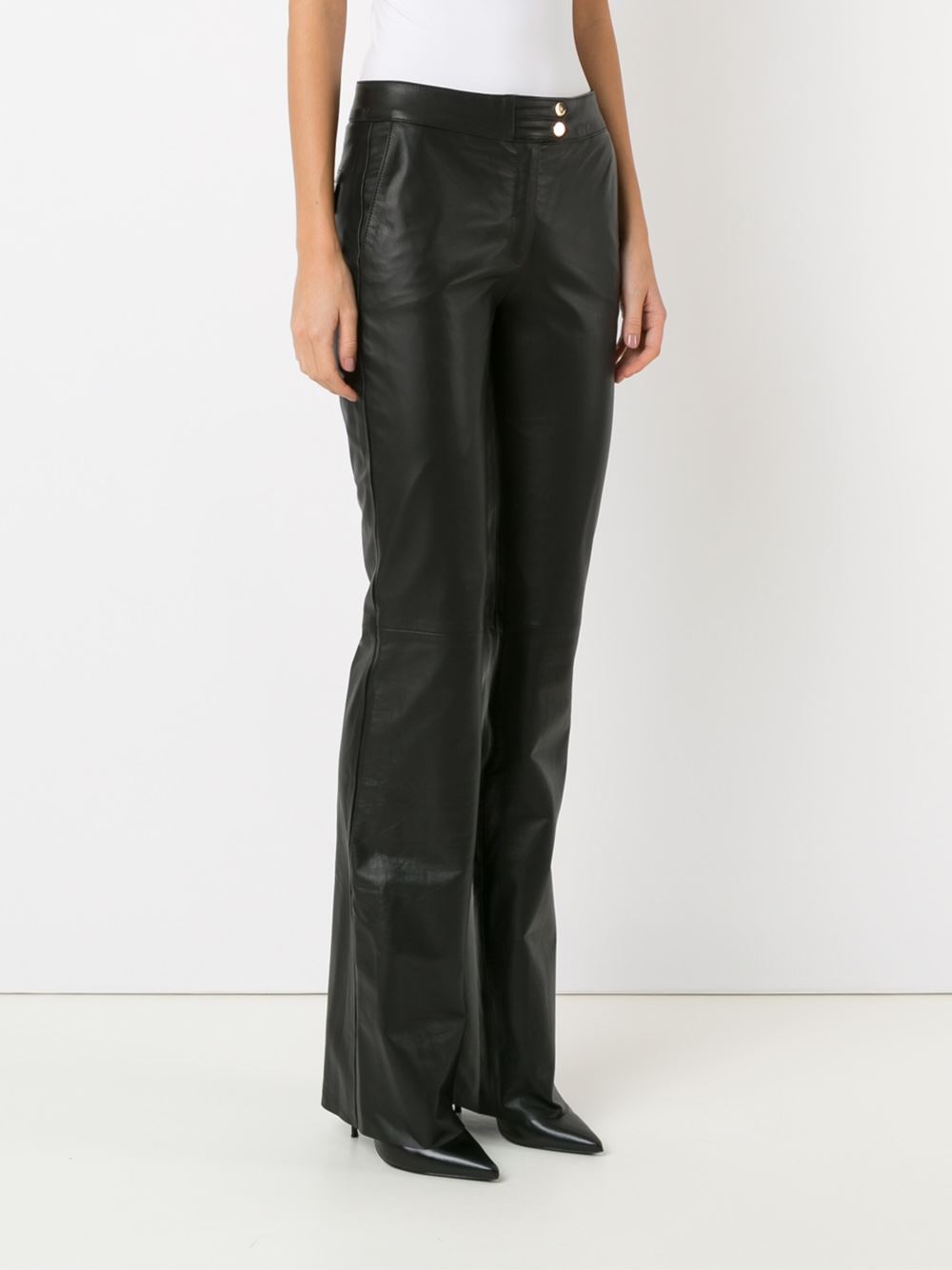 straight leg trousers