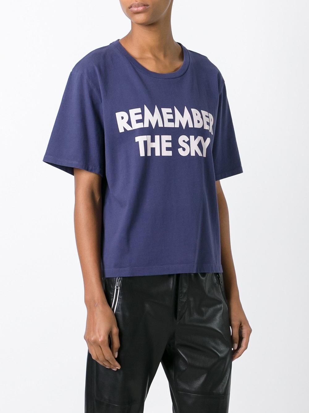 'Remember the sky'T恤