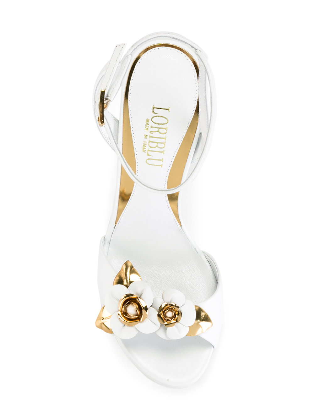 floral detail sandals