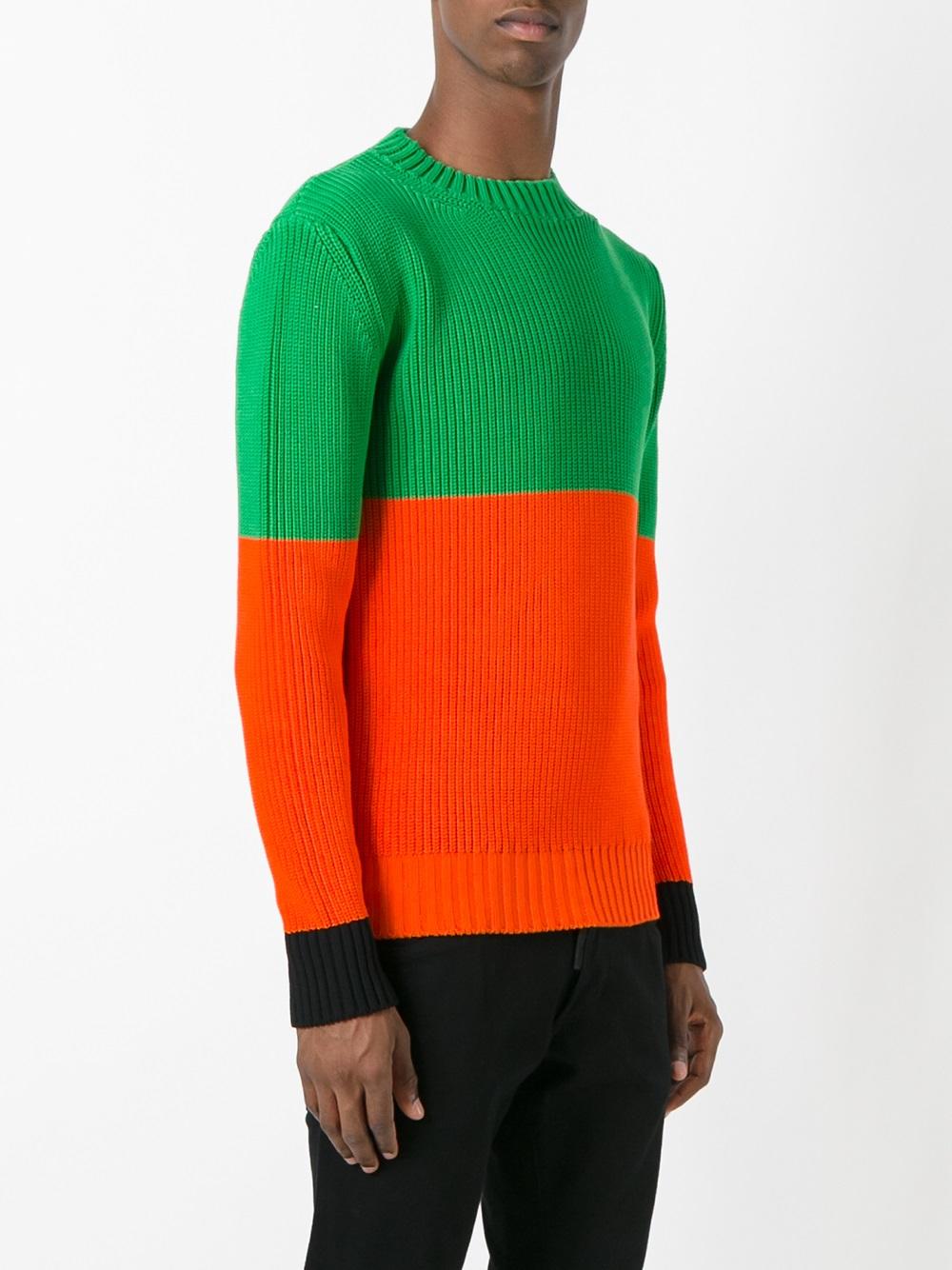 colourblock sweater