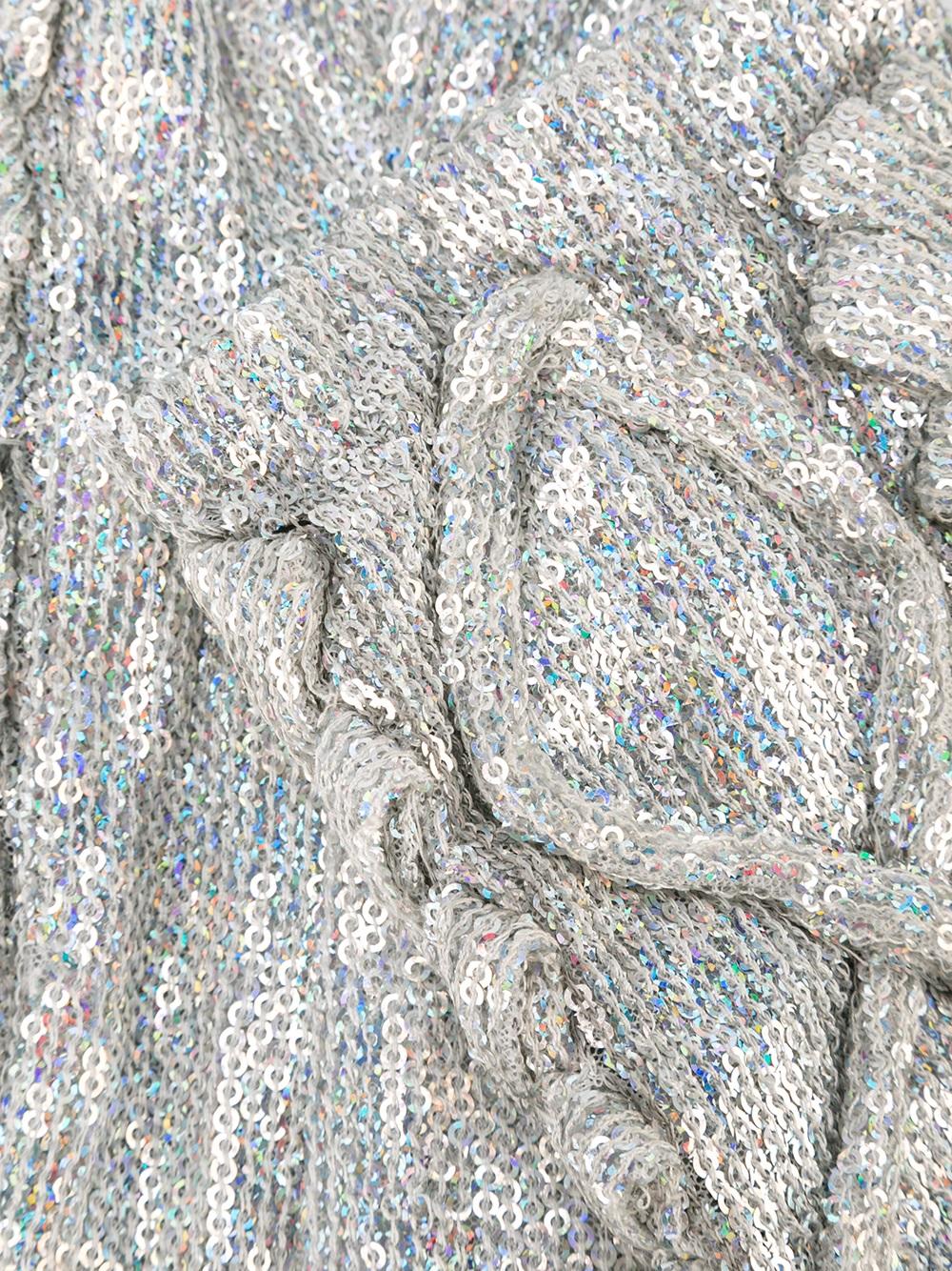 'Erin' sequin embellished fingerless gloves