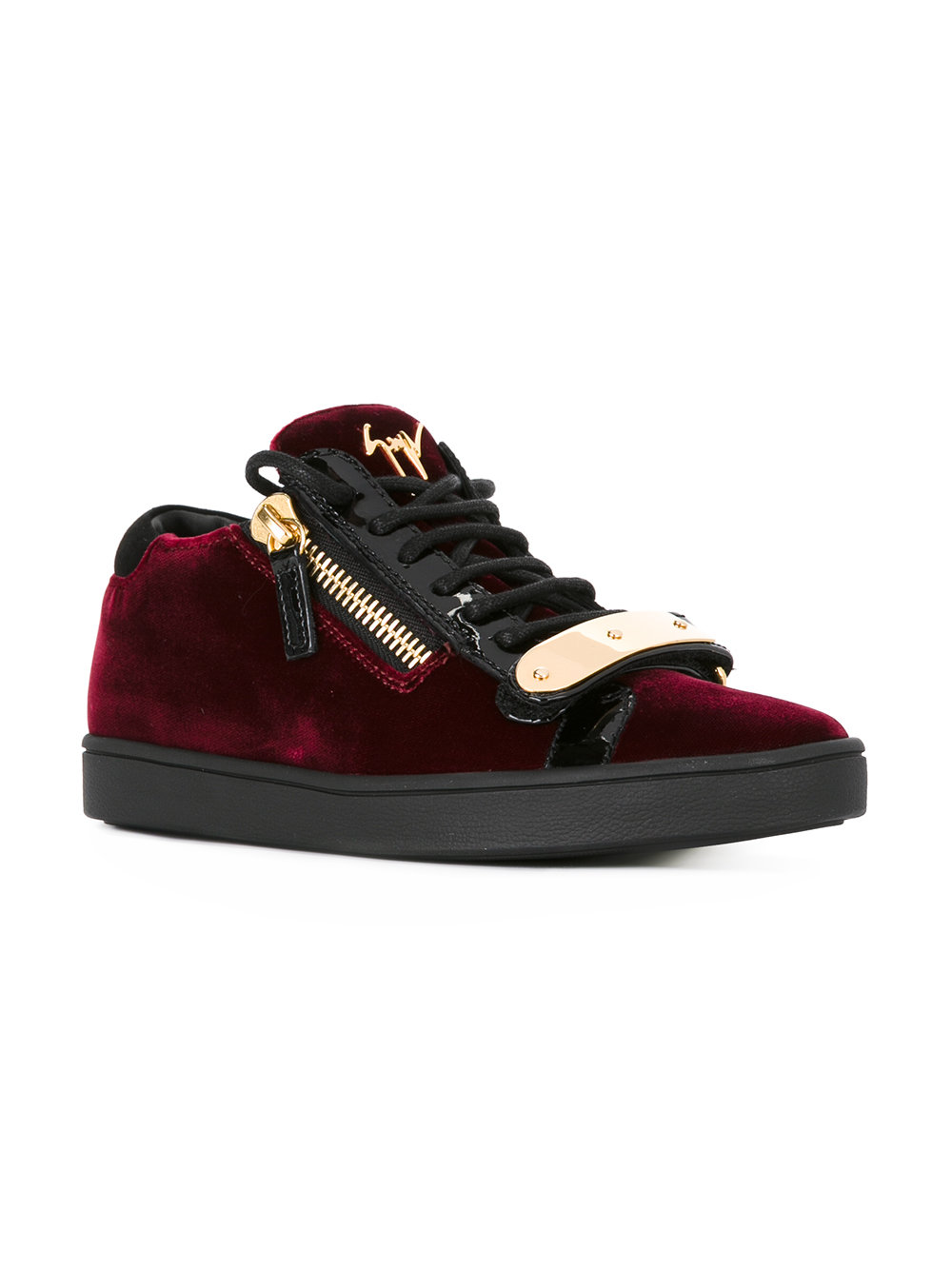 metal bar sneakers 