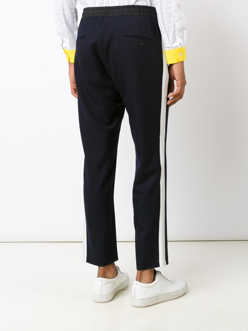drawstring tapered trousers