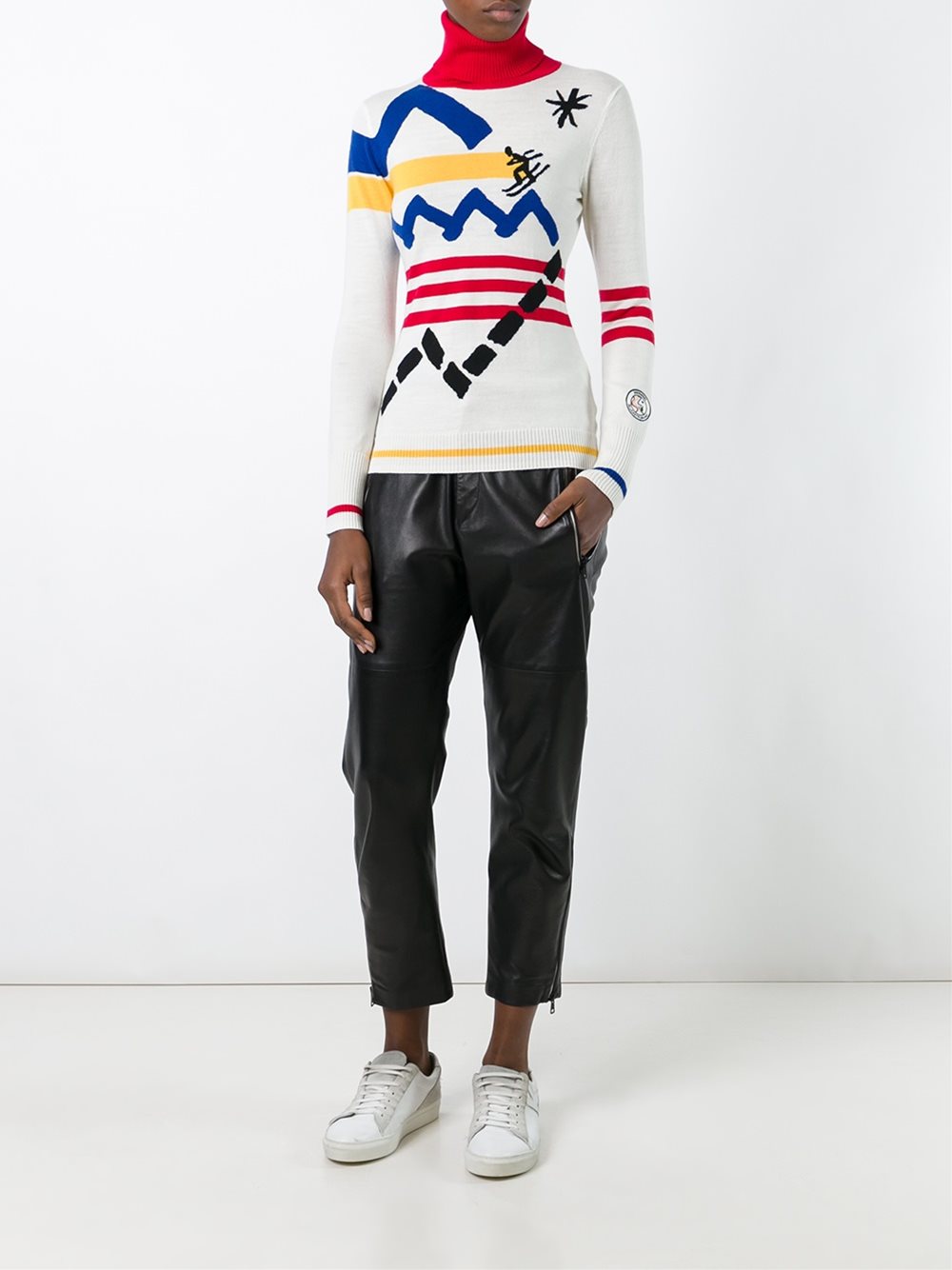 ski trip roll neck jumper